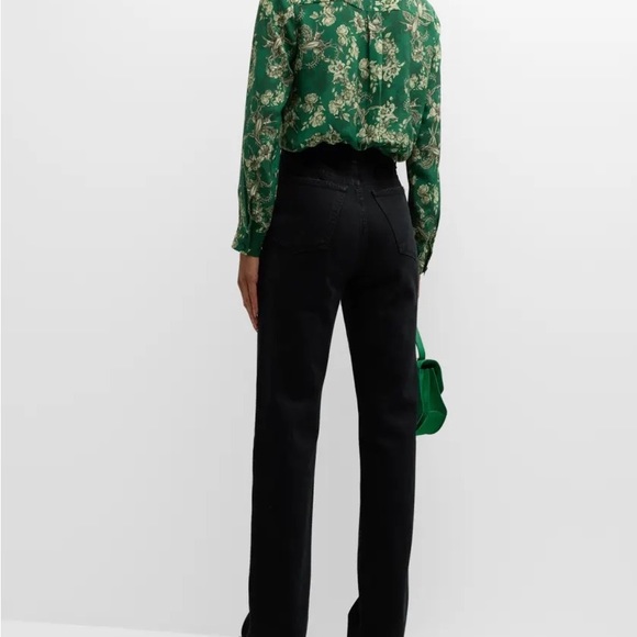 Alice + Olivia
Eloise Button-Front Printed Silk Blouse - Picture 3 of 4